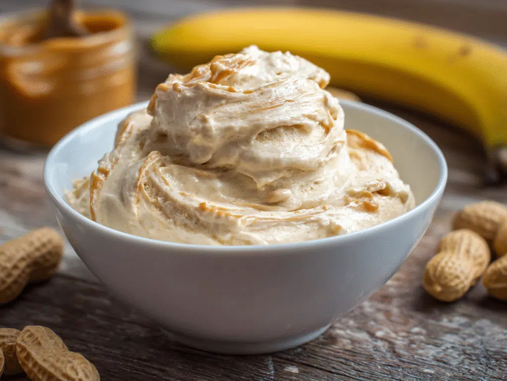 2-Ingredient Peanut Butter Banana Ice Cream: The Simplest Healthy Dessert
