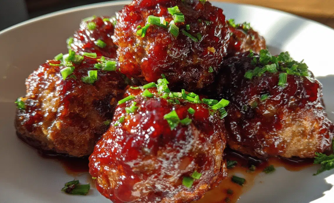 Barbecue Grape-Jelly Meatballs