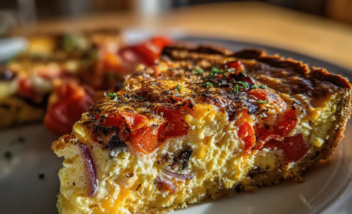 Discover the Flavorful and Nutritious Black Bean & Pepper Jack Quiche