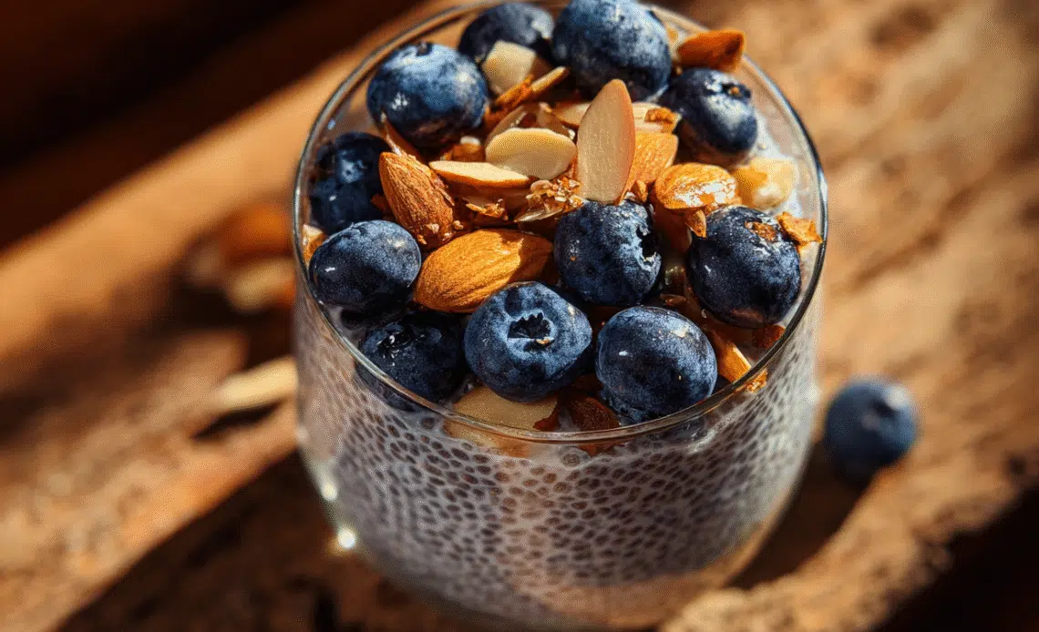 Introducing Blueberry Almond Chia Pudding: A Nutritious Delight