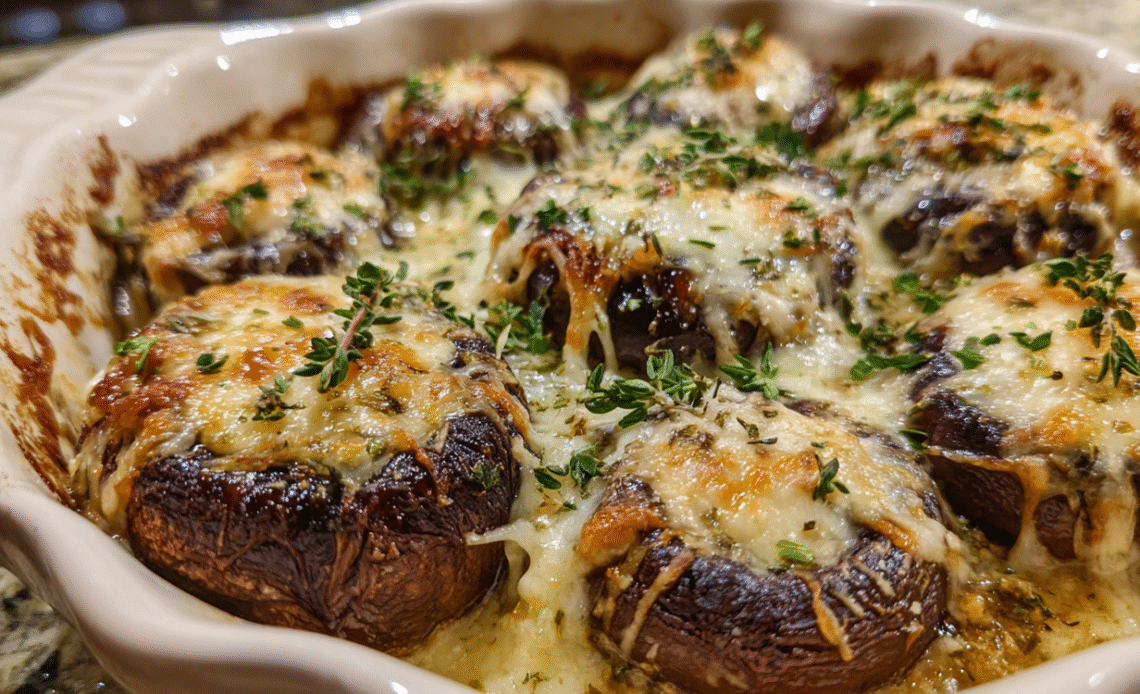 Cheesy Mushroom Gratin: A Golden, Comforting Classic for Every Occasion