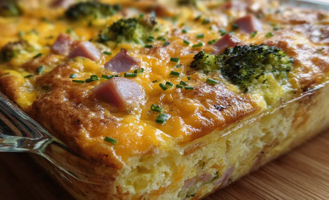 Wake Up to Flavor with a Ham and Broccoli Breakfast Casserole