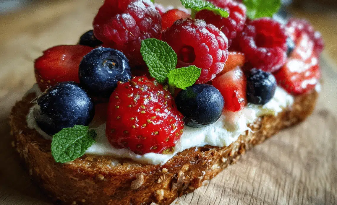Discover the Flavorful Delight of Mascarpone & Berries Toast