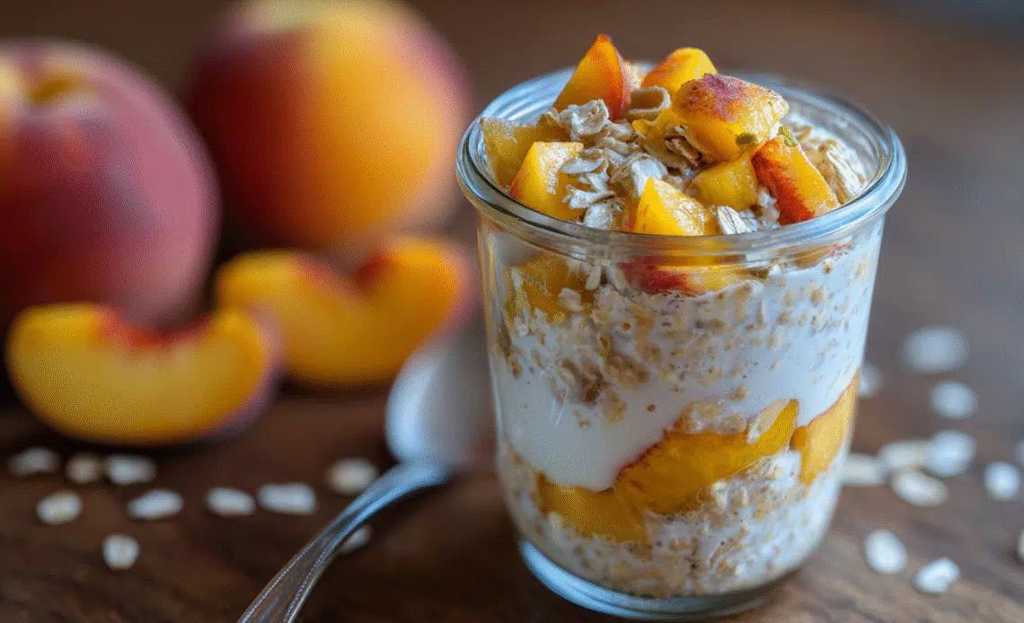 Peach Pie Overnight Oats: A Deliciously Healthy Way to Start Your Day