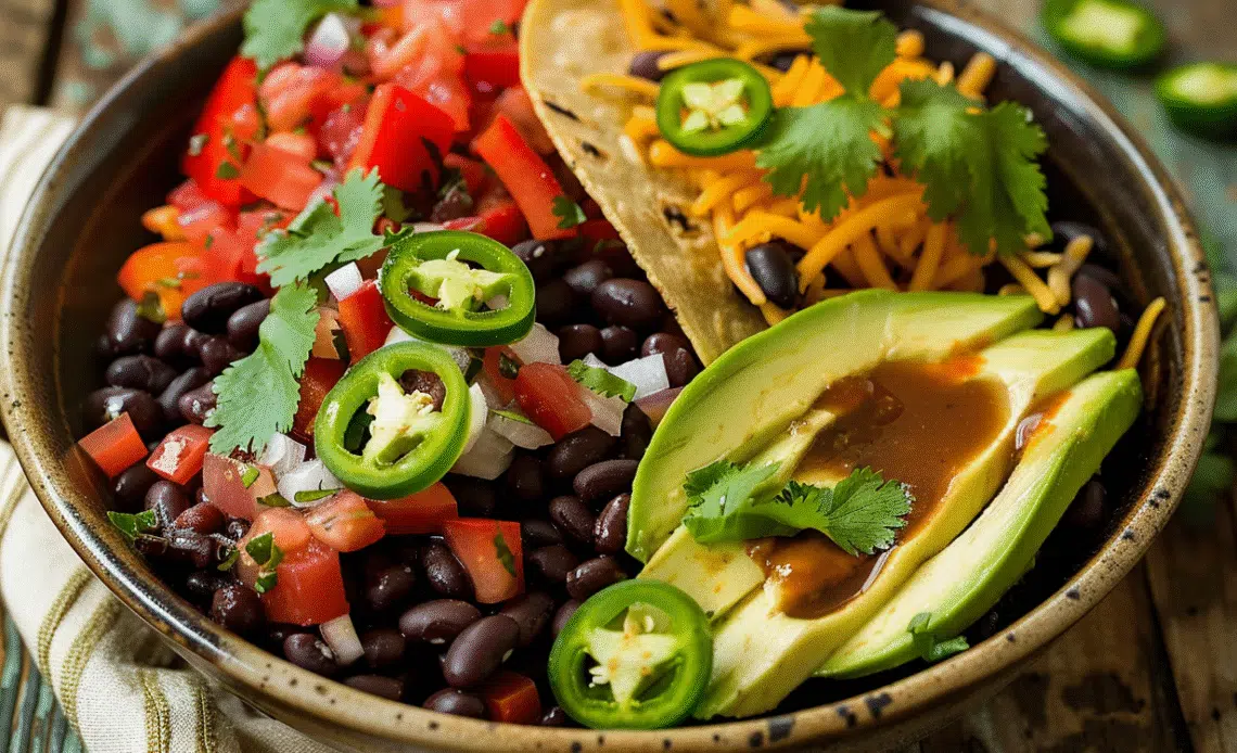 High-Protein Black Bean Breakfast Bowl (No Eggs!)