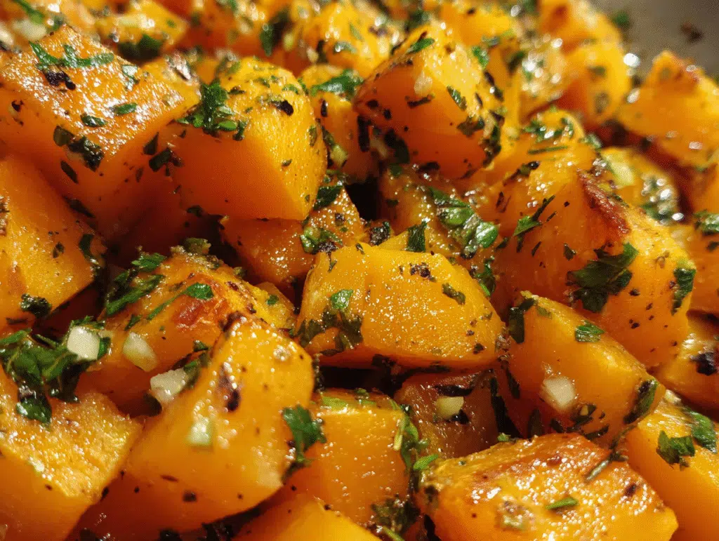 Oven-Roasted Squash with Garlic & Parsley: Simple Autumn Perfection