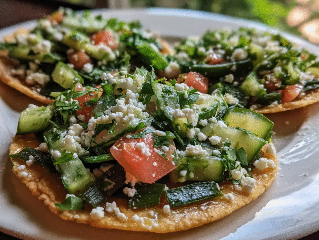 Tostadas con Nopales y Queso Panela: A Fresh Take on Mexican Tradition