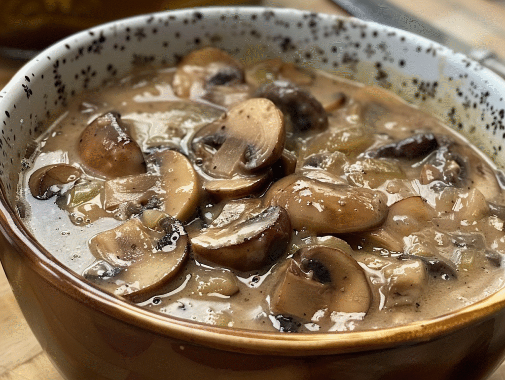 Ania’s Zupa Grzybowa (Ania’s Mushroom Soup): A Hearty Taste of Polish Comfort