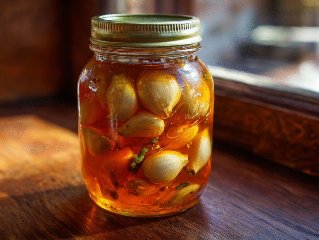 Fermented Garlic Honey