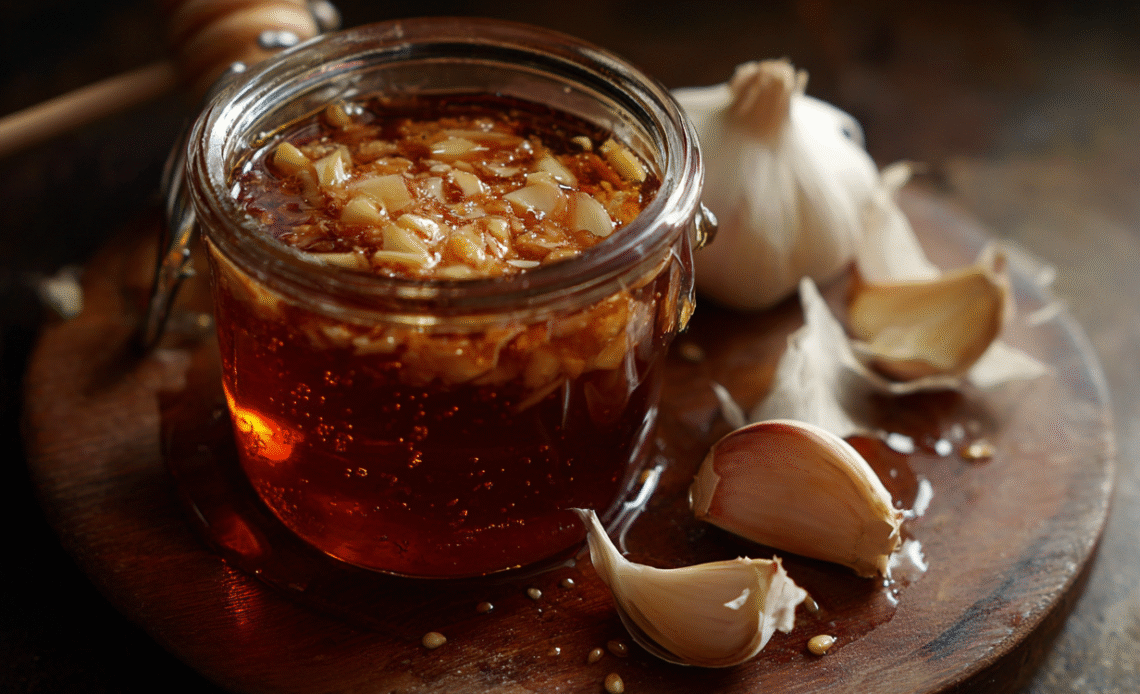 Joy Bauer’s Fermented Garlic Honey