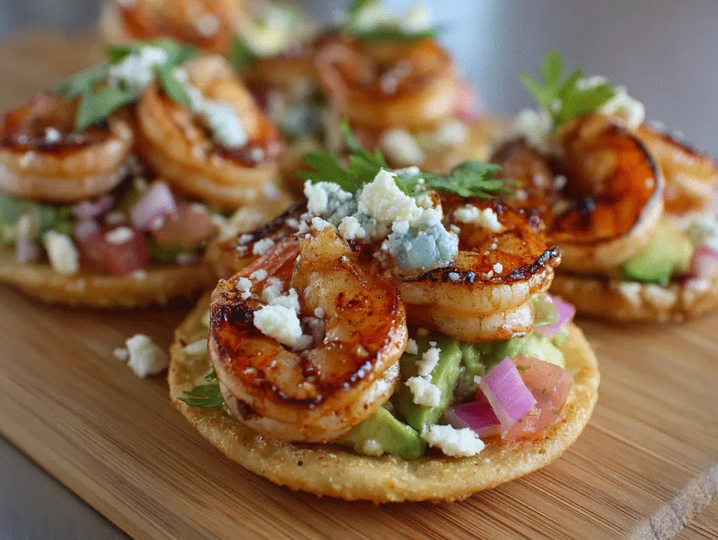 Grilled Shrimp Tostadas: Light, Fresh & Perfect for Summer