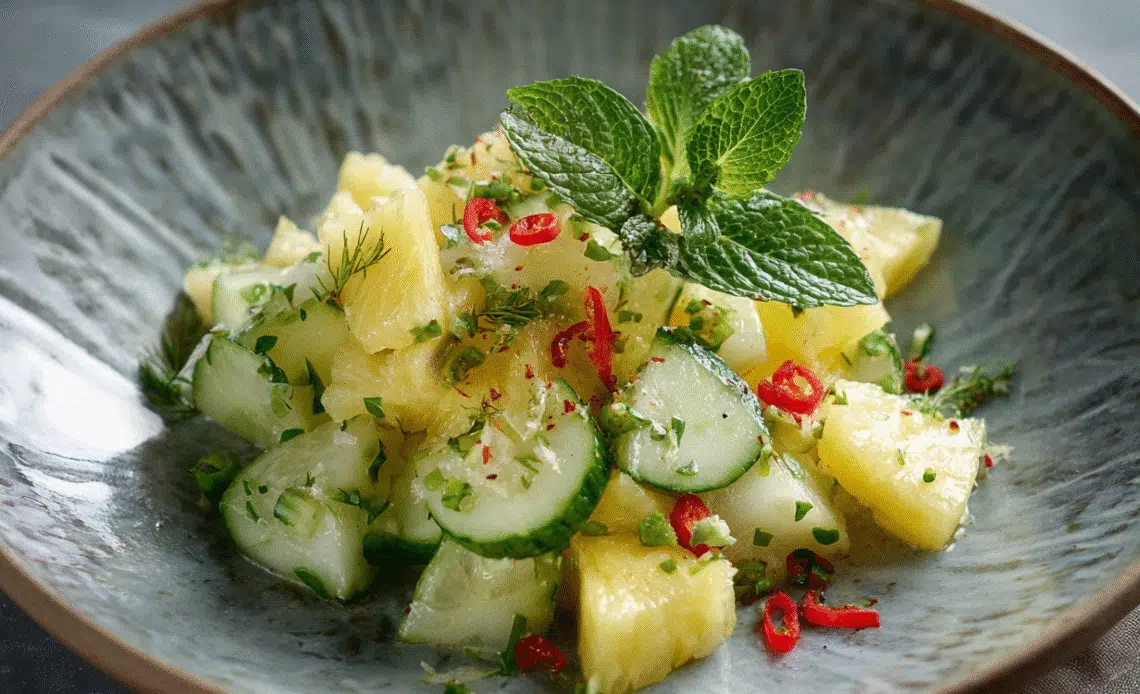 Pineapple & Cucumber Salad