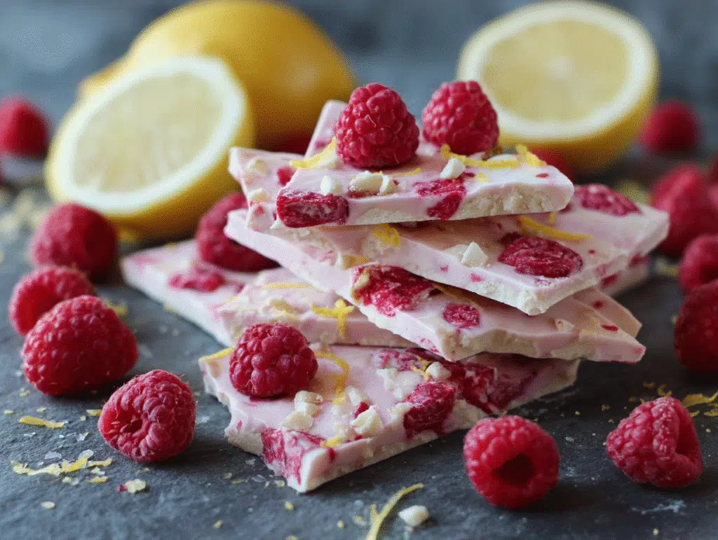 Greek Frozen Yogurt Bark