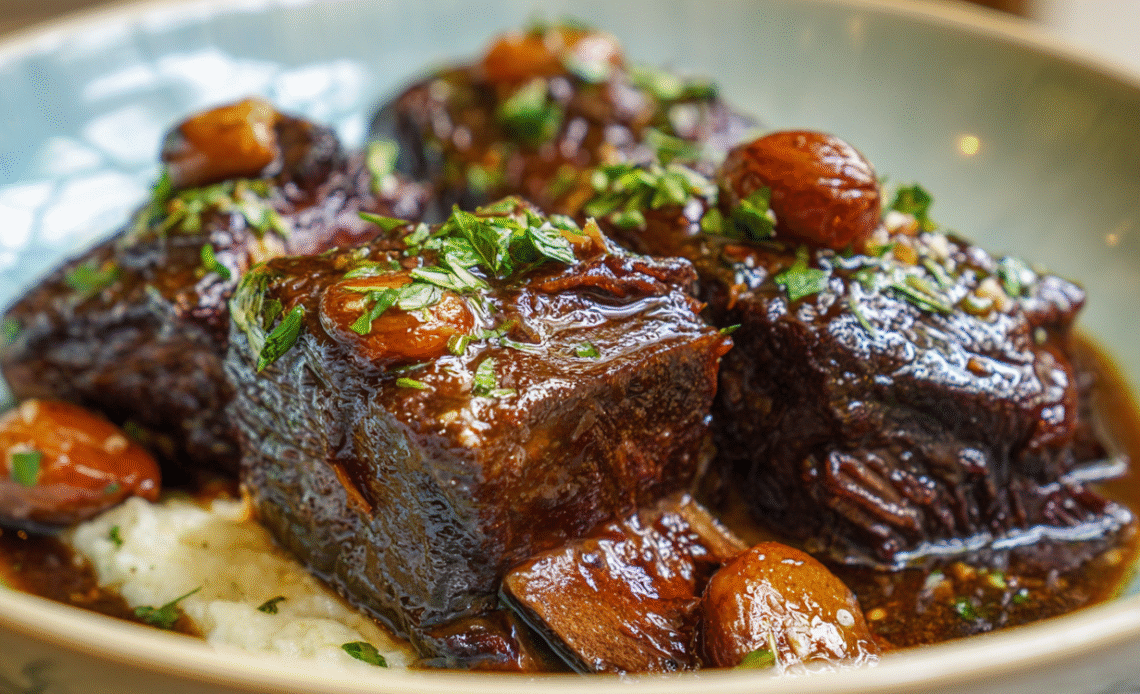 Slow Cooker Balsamic Short Ribs Recipe