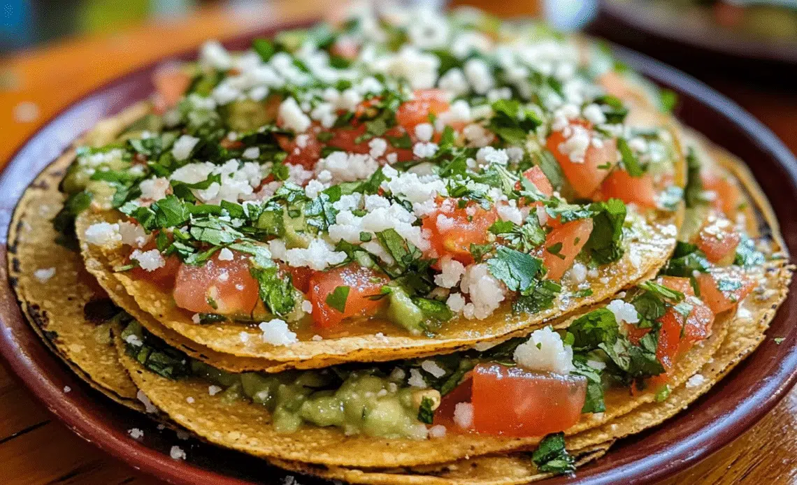 Tostadas con Nopales y Queso Panela