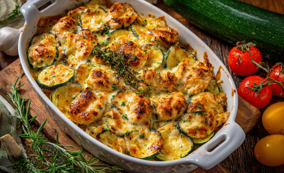 Easy Chicken Zucchini Bake: A Healthy, Flavorful Delight