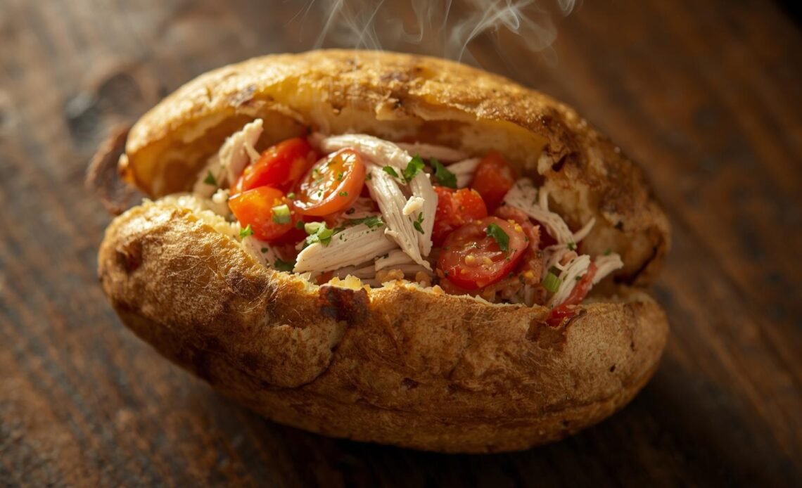 Chicken and Tomato Jacket Potato