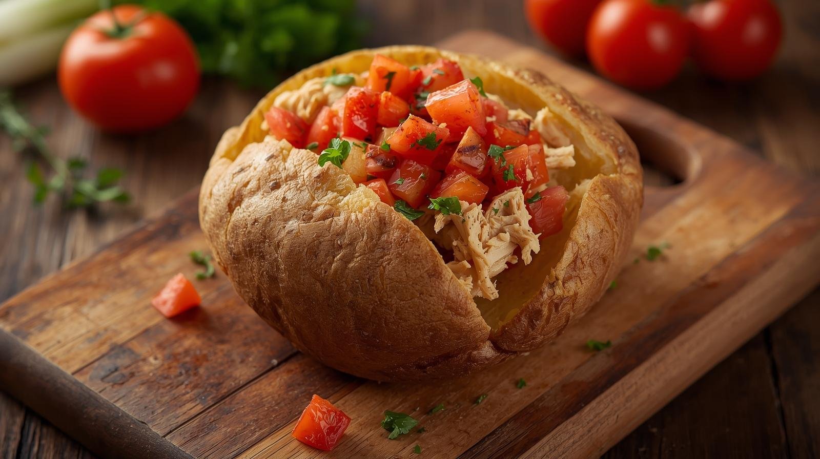 Chicken and Tomato Jacket Potato Recipe: The Perfect Balanced Meal