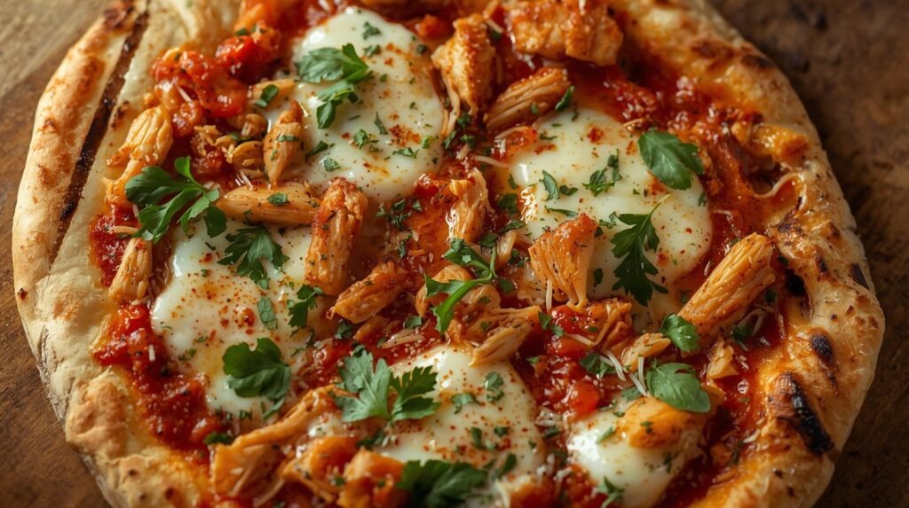 Chicken Pizza Naan Recipe: Pizza Night Made Healthy