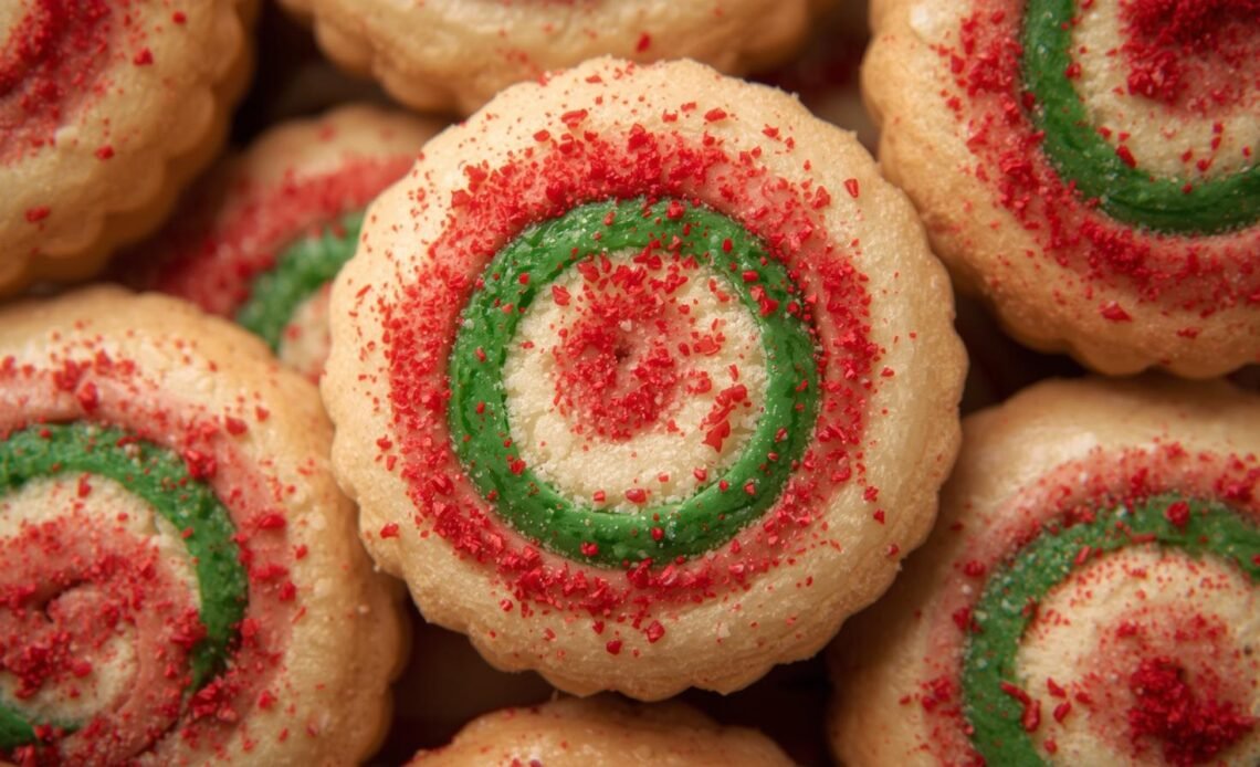 Christmas Pinwheel Cookies