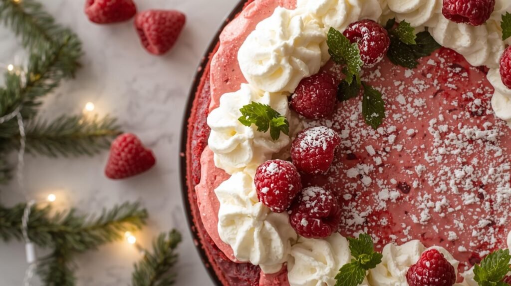 Christmas Red Velvet Cheesecake recipe