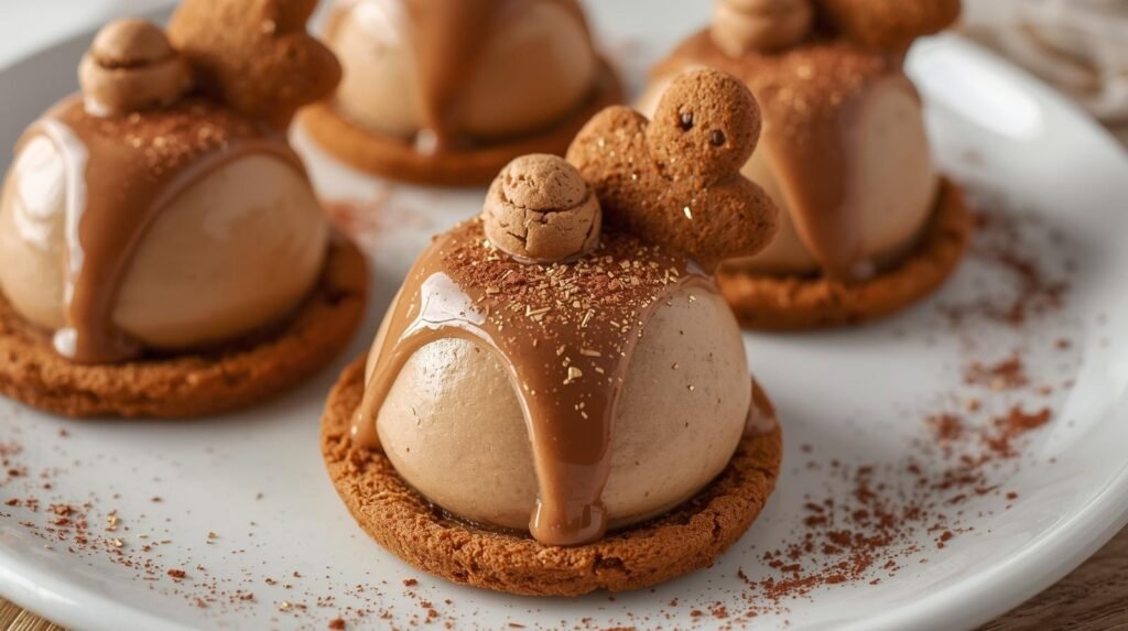 Gingerbread Latte Mousse Domes: Indulge Mindfully