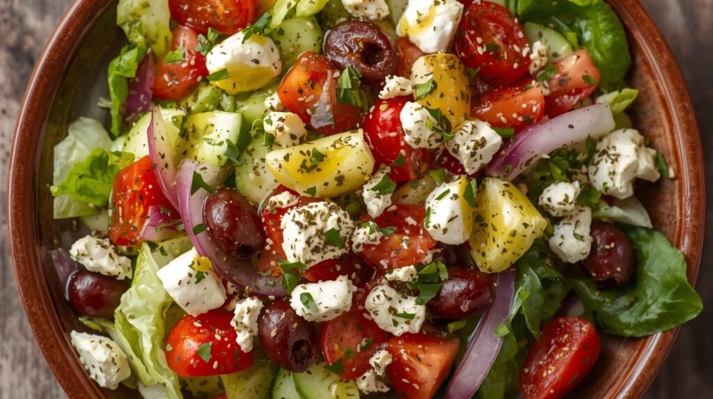 Greek-Style Salad Recipe: A Taste of the Mediterranean