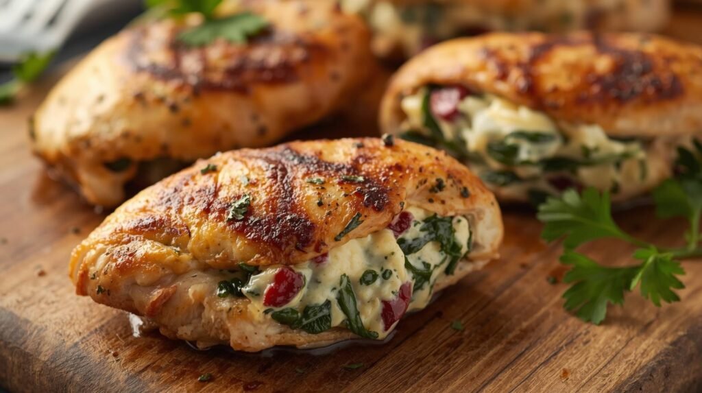 Spinach and Cranberry Stuffed Chicken Breasts: A Festive, Health-Conscious Main Course