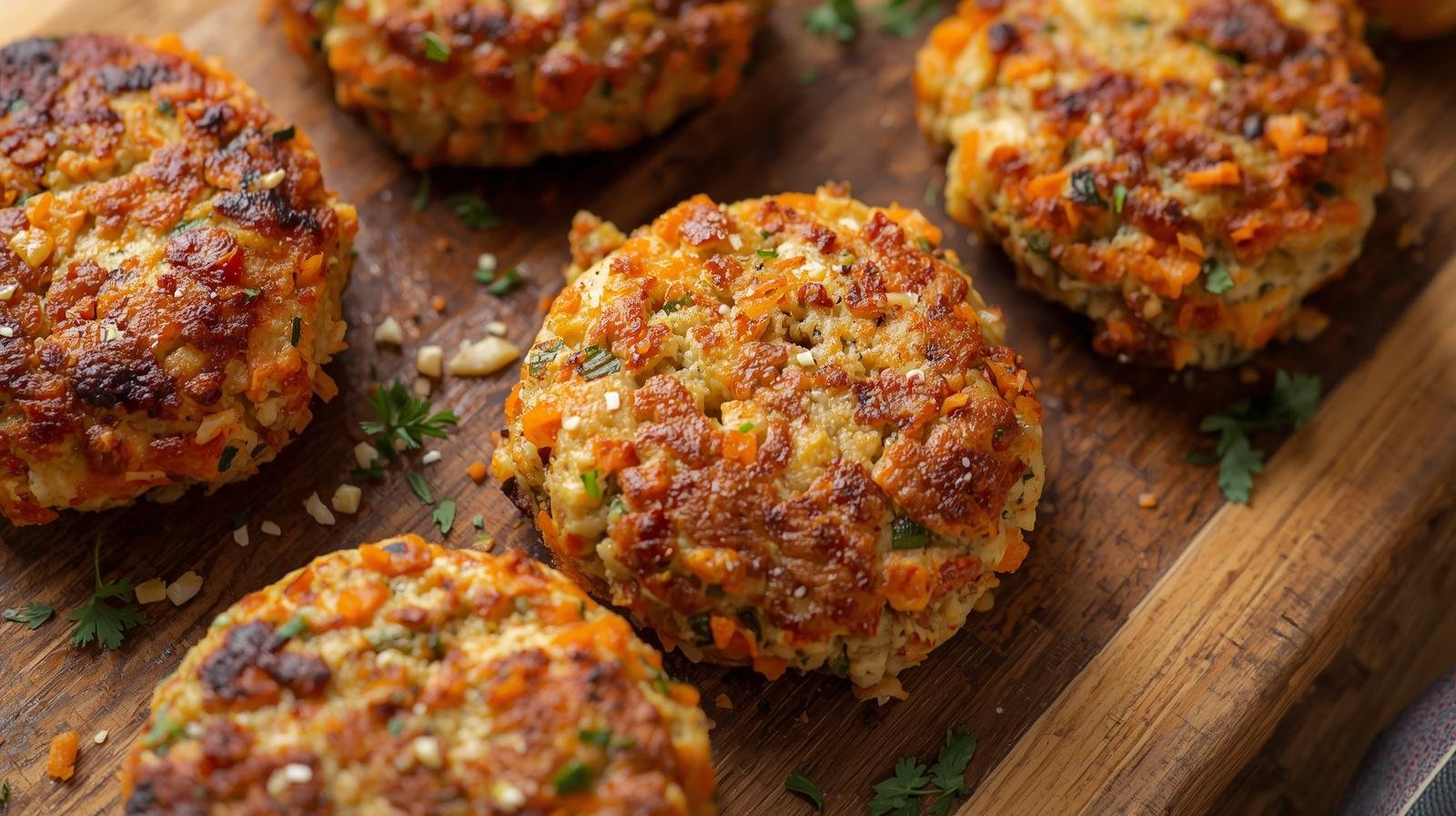 Our Satisfying Tuna - Carrot and Cheddar Patties Recipe: A Wholesome Bite