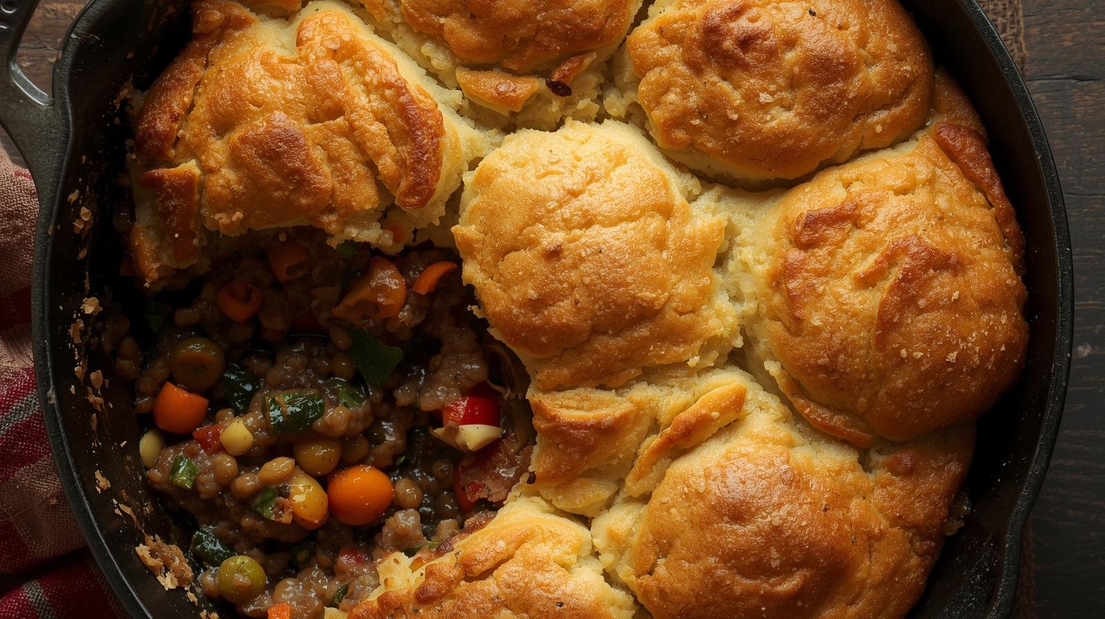 Veg and Lentil Cobbler Recipe: The Ultimate Comfort Food