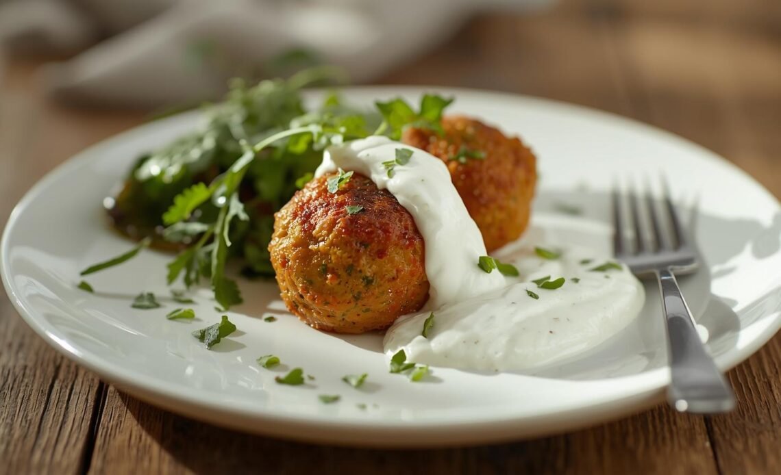 Chicken Kofta with Garlic Yogurt Sauce Recipe: A Must-Try!