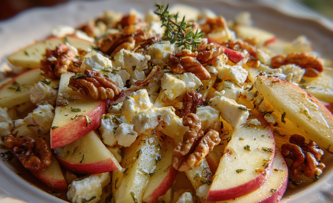 Autumn Harvest Honeycrisp Apple and Feta Salad: A Crisp Fall Delight