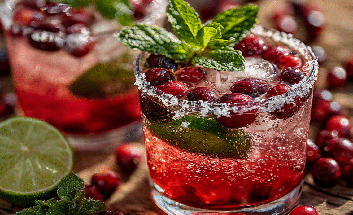 Christmas Cocktails Get a Refresh with the Mistletoe Margarita