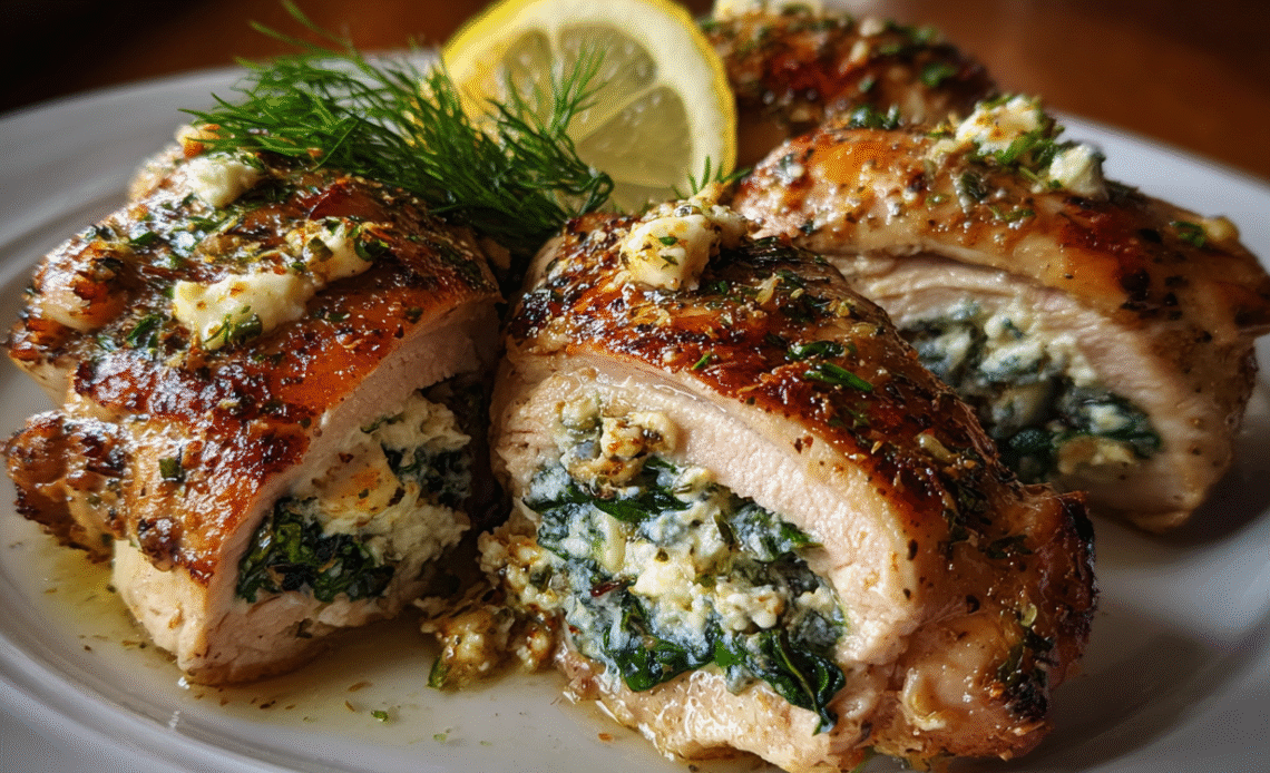 Feta Spinach Stuffed Chicken: A Flavorful and Nutritious Meal