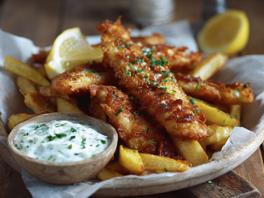 Good Old Fish and Chips Recipe: A Healthier Take on a British Classic