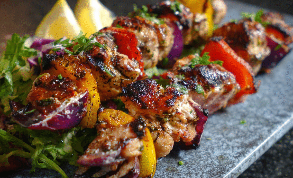 Jerk-Style Chicken Skewers Recipe