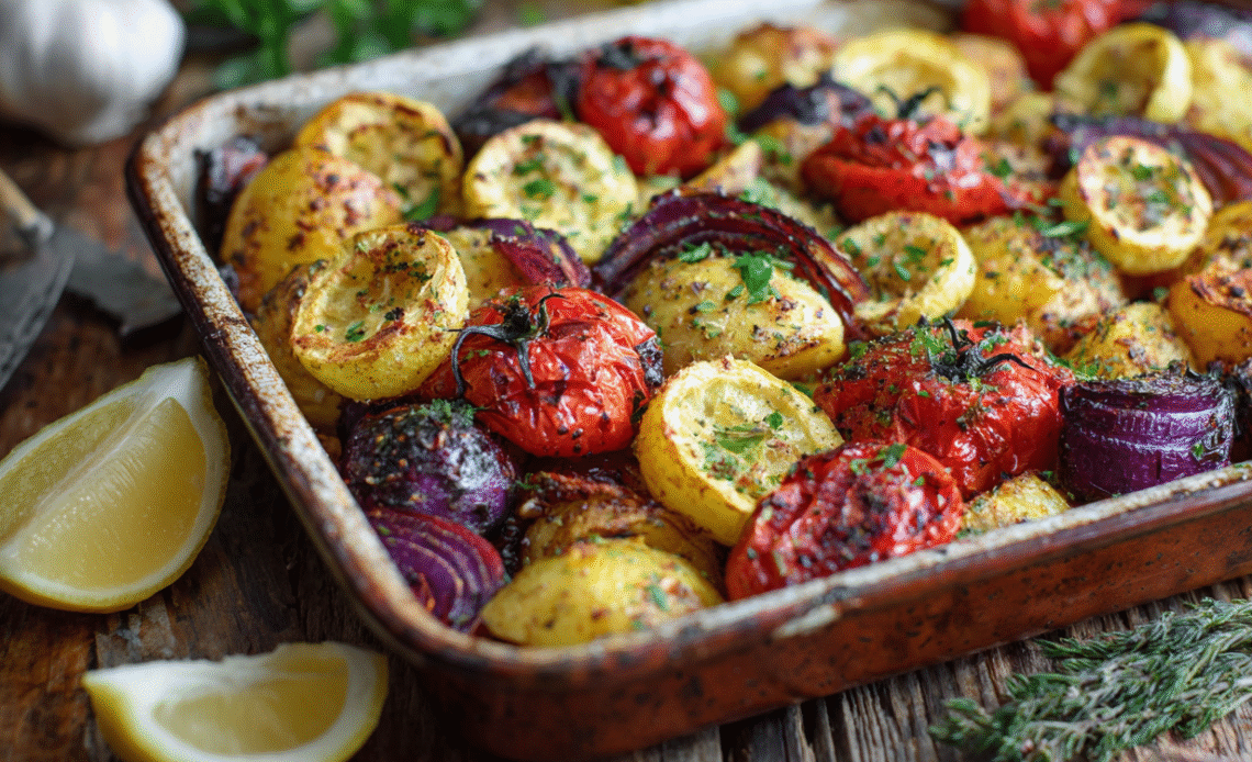 Mediterranean Potato Tray Bake Recipe