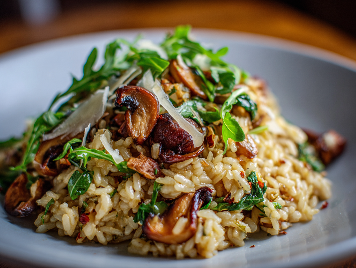 Mushroom Risotto Recipe: A Creamy, Comforting & Healthy Classic