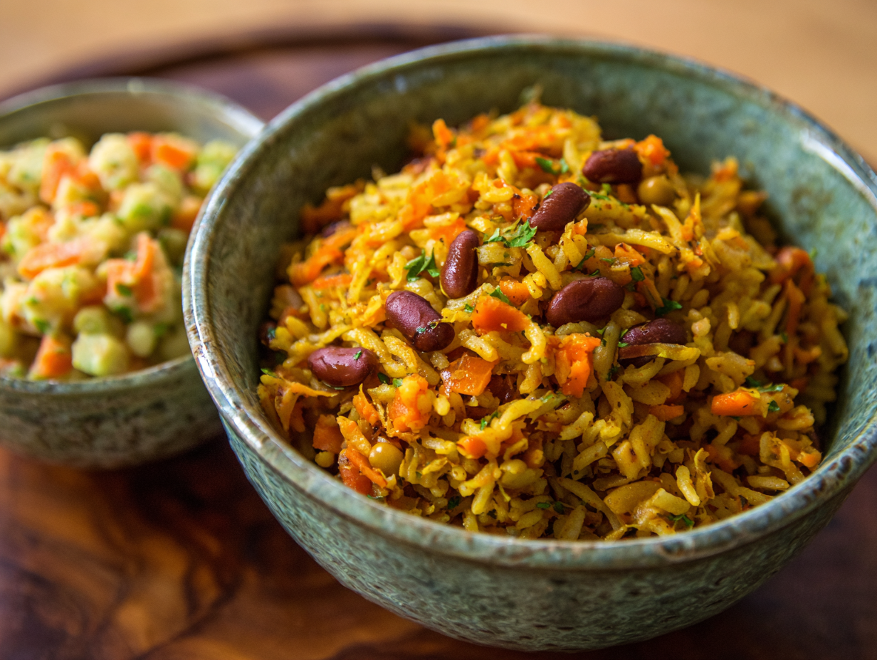 What Is Pigeon Peas Pilau with Carrot Pickle?