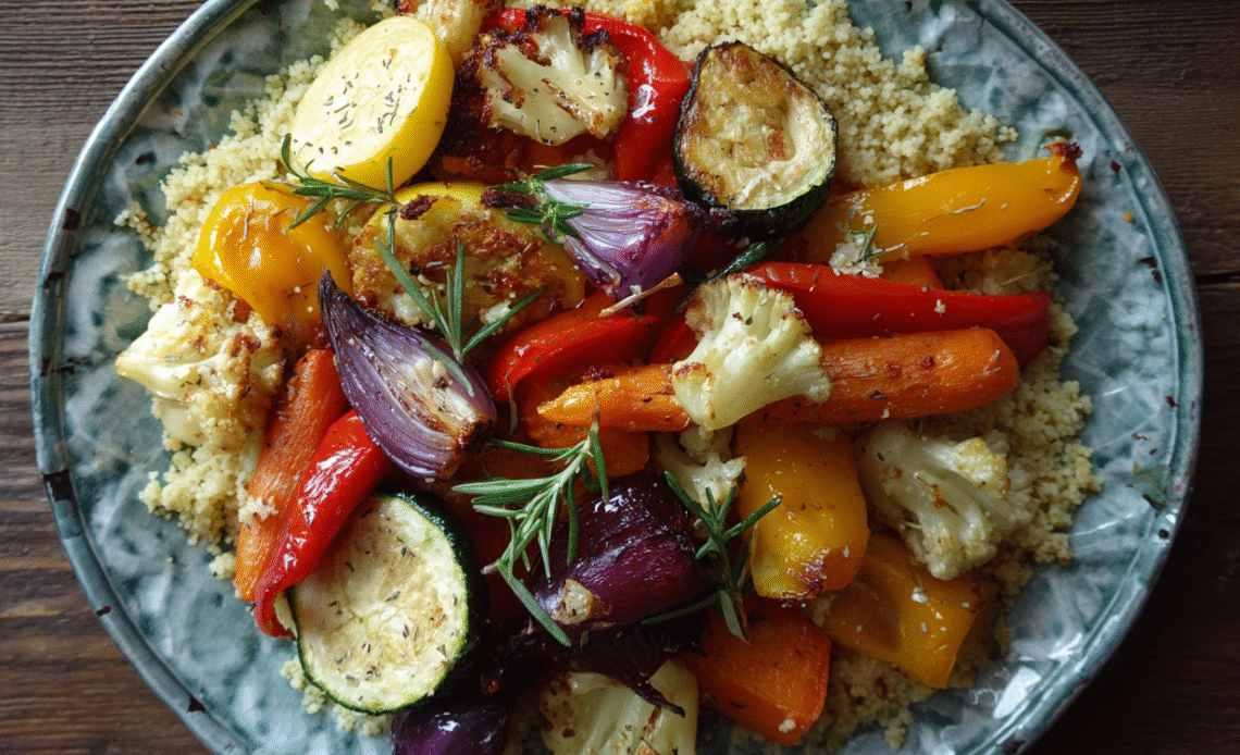 Roasted Veg and Couscous for a Healthy Lifestyle