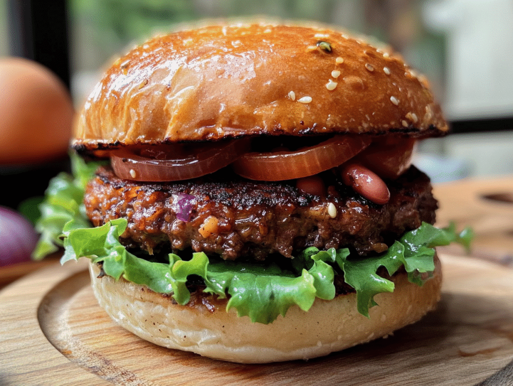 Chilli Beef and Bean Burger Recipe: A Healthier Take on Burger Night