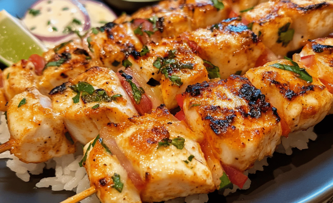 Zesty Lime Fish Skewers Recipe