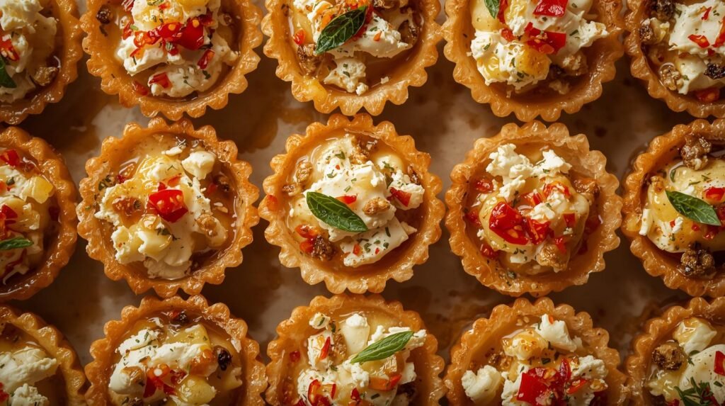 Irresistible 15-Minute Crispy Feta And Hot Honey Phyllo Cups
