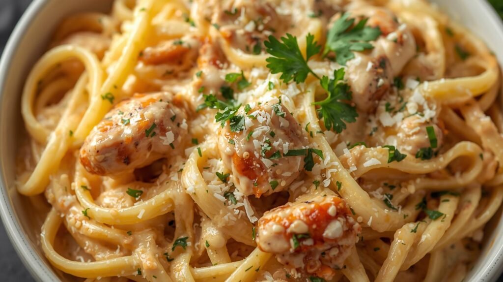 30-Minute Cowboy Butter Chicken Linguine