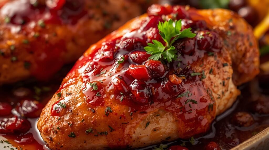 Vibrant Cranberry Orange Glazed Chicken: A Lower-Sugar Holiday-Inspired Dinner