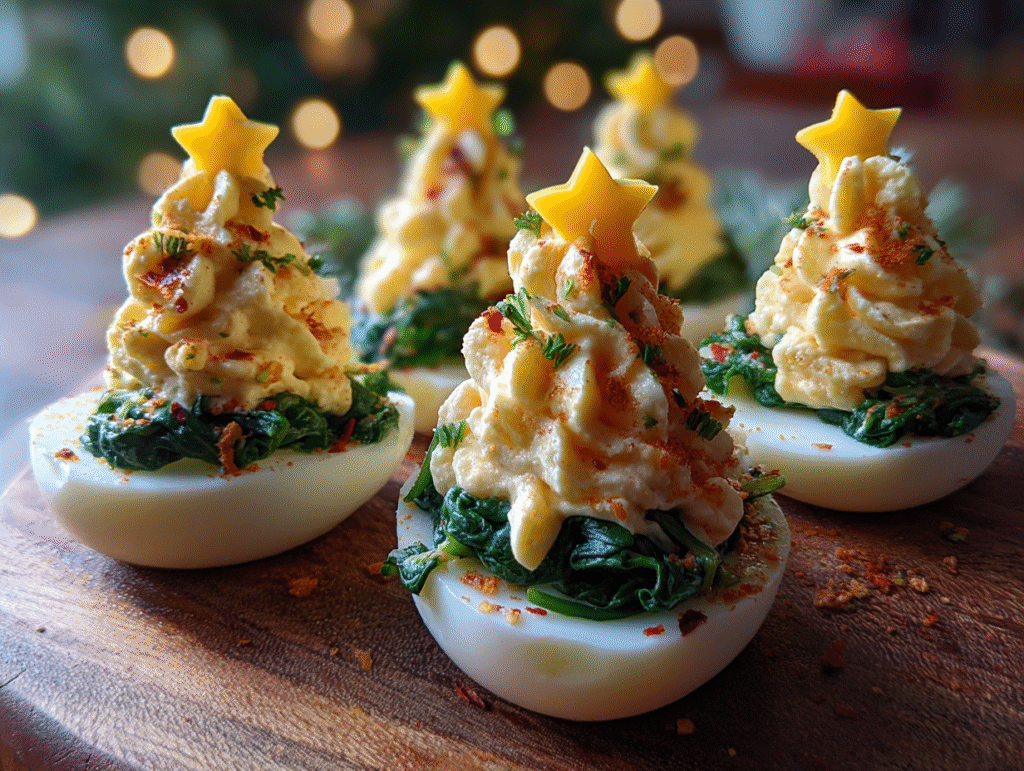 Best Deviled Egg Christmas Trees