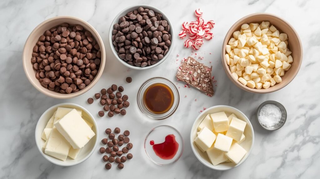 Peppermint Swirl Fudge