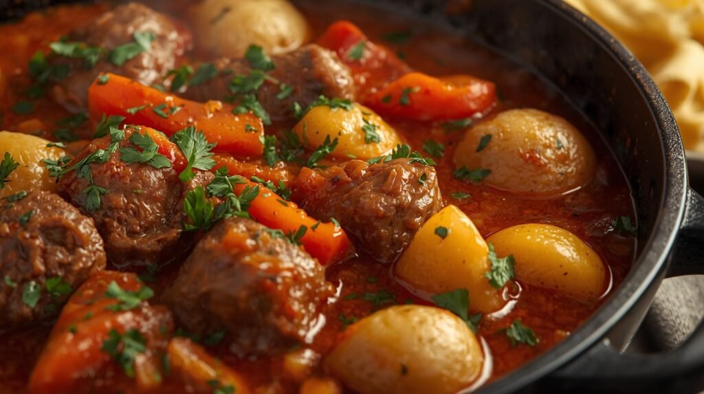 A Healthier, Sugar-Conscious German Goulash