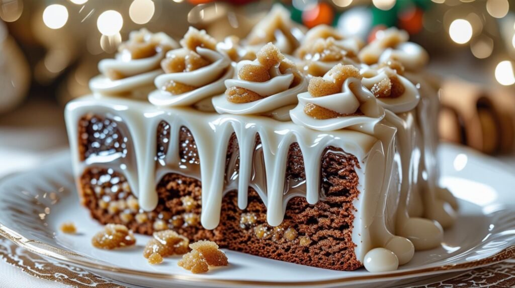 Gingerbread Cake Cinnamon Molasses Frosting