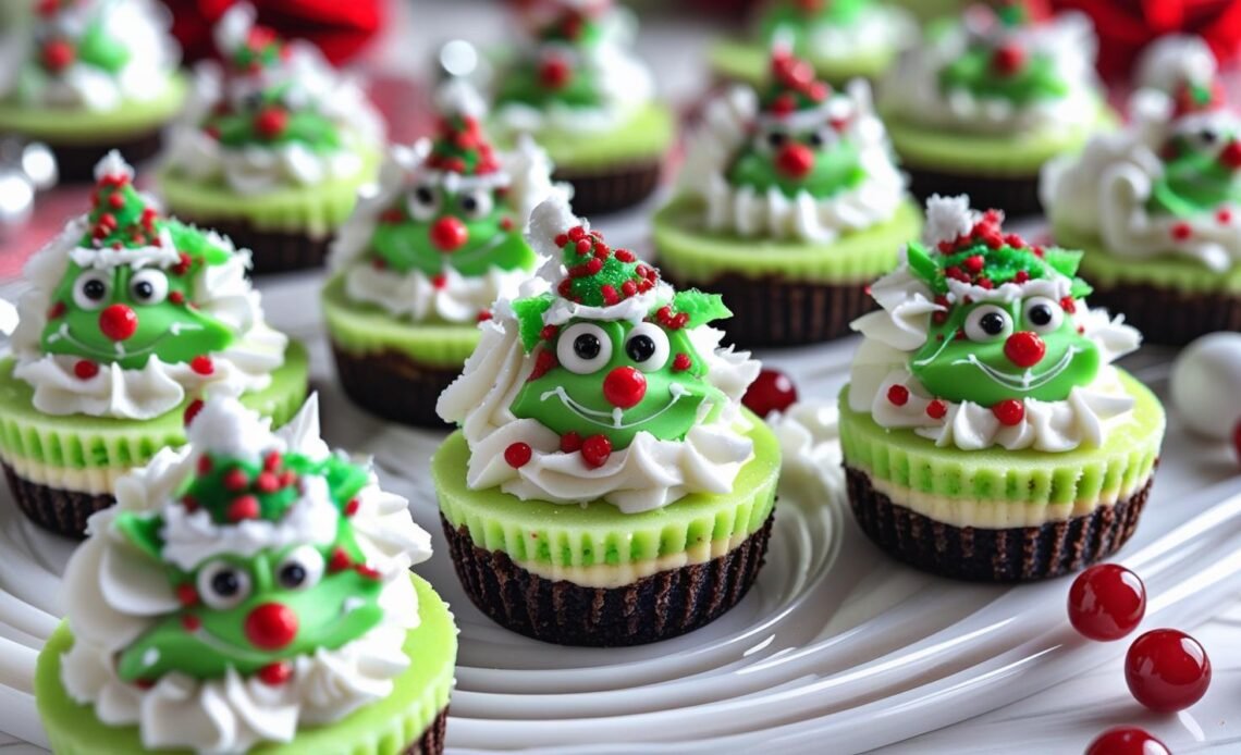 2 hoursGrinch Mini Cheesecakes: A Festive Delight to Try!